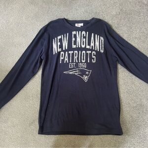 NFL New England Patriots Navy Long Sleeve Tee